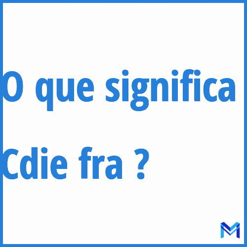 Cosa significa “Cdie fra”?
